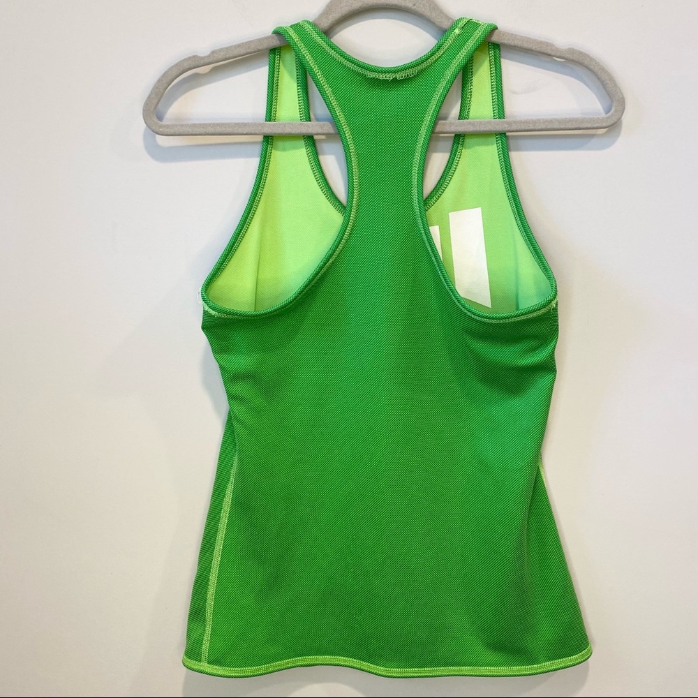 Adidas Green Reversible Racerback Tank Top - Picture 4 of 7